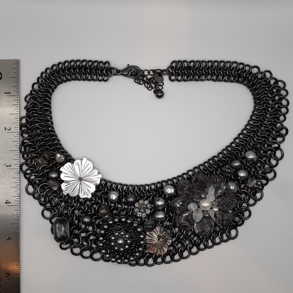 Beaded Bib Necklace - Picture 3 of 4